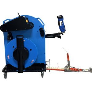 OctaStrap – accu-aangedreven verticale palletomsnoeringsmachine